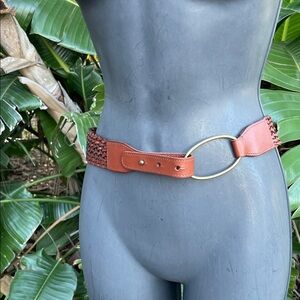 Lucky brand, Bohemian woven statement belt.